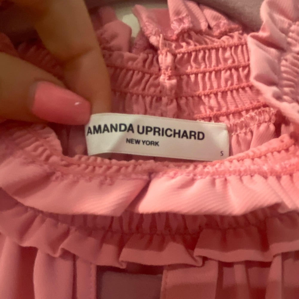 NWOT Amanda Uprichard Pink Dress - Picture 2 of 3